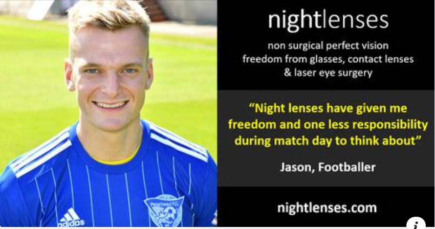Do you play football? Try Night Lenses