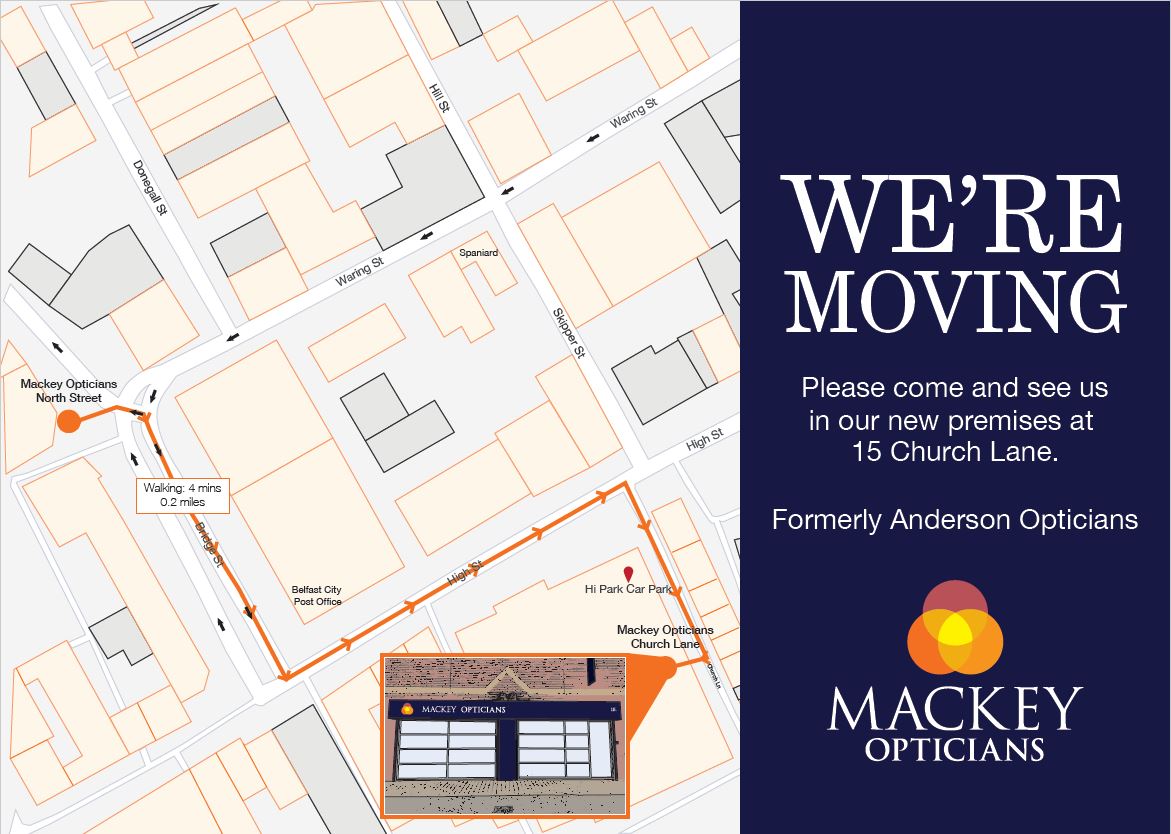Mackey Opticians North Street moving to 15 Church Lane